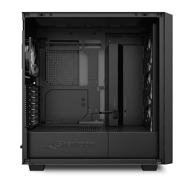 Sharkoon Rebel C70M RGB ATX PC-fodral - Svart - 11 fläktar - Grafikkortsstöd - 3 interna fack