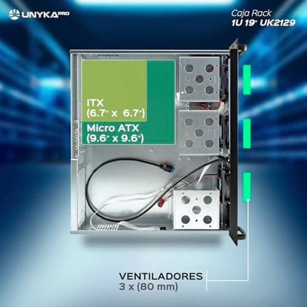 Rackhölje 2129 19" 2U – Silver/Svart - 1 x USB 3.0 + 1 x USB 2.0