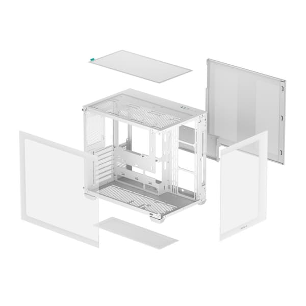 DeepCool CG530 WH Midi Tower Hvid