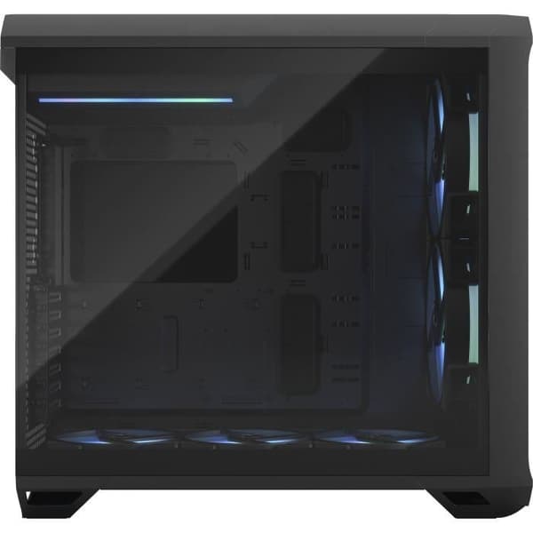PC-fodral - FRACTAL DESIGN - Torrent Black RGB TG Light Tint - SSI-CEB - Optimerat luftflöde med 5 ARGB-fläktar (FD-C-TOR1A-04)
