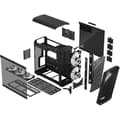 Miniatyrbild 6 av 6: PC-fodral - FRACTAL DESIGN - Torrent Black RGB TG Light Tint - SSI-CEB - Optimerat luftflöde med 5 ARGB-fläktar (FD-C-TOR1A-04)