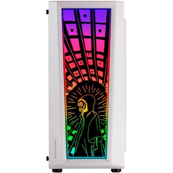 Mars Gaming MC-ART 12CM S0234491 Semi-Tower ATX-fodral Vit