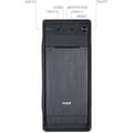 Miniatyrbild 2 av 2: TOOQ TQC-5701U3C-B - ATX/MicroATX/Mini-ITX Semi-Tower Case, 1xUSB 3.0, 2xUSB 2.0, HD Audio, 9 hårddiskfack, stål,