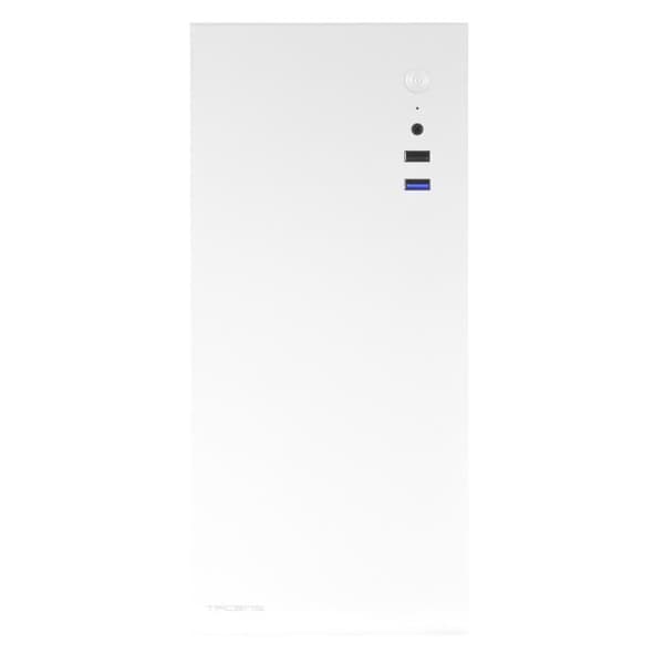 Mini-tower case - NOVAX - Vit - Integrerad fläkt - USB 3.0 - MicroATX/Mini-ITX