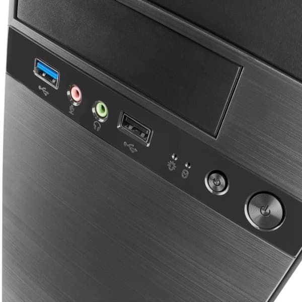 anima micro atx mini towerfodral anima ac4 (svart) svart svart Svart