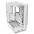 Miniatyrbild 1 av 4: PC-Chassi - NZXT - H6 Flow - Vit - Optimerad kylning - Panoramisk härdat glas
