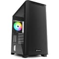 Miniatyrbild 1 av 4: SHARKOON M30 RGB ATX Mid-Tower Fodral - Mattsvart - Luft- eller vattenkylning - RGB Controller