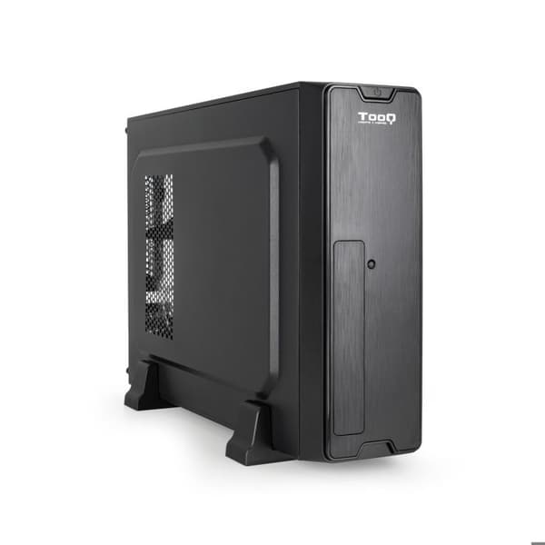 TOOQ TQC-3007U3C Tunt Micro-ATX/Mini-ITX-fodral med 500W Micro-ATX/SFX-strömförsörjning ingår - Svart Svart