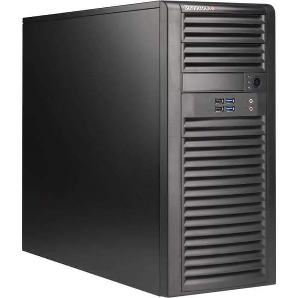 Supermicro CSE-732D4-668B Midi Tower PC-fodral - Svart - 668 W - 4 inre fack - 7 expansionsfack Svart