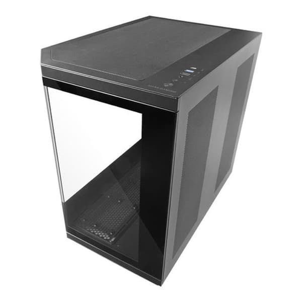 ATX-chassi - Mars Gaming - MC-3TCORE - Trippel Härdat Glas - Dubbel Kammare - Svart Svart