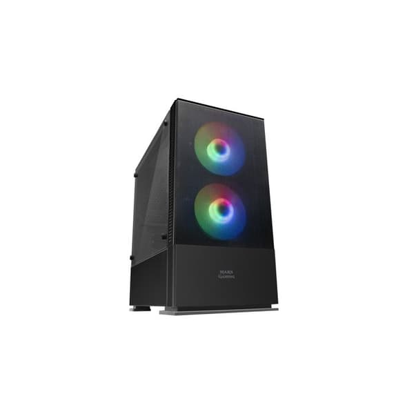 MicroATX-datorlåda - Mars Gaming - MCZ Svart - RGB - MESH-panel - Vattenkylning