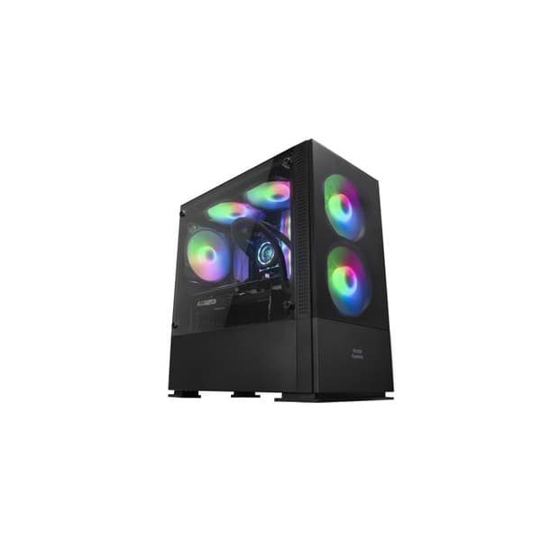 MicroATX-datorlåda - Mars Gaming - MCZ Svart - RGB - MESH-panel - Vattenkylning