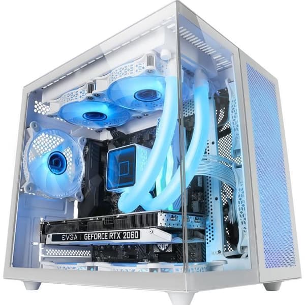 PC-chassi MicroATX - Mars Gaming - MC-NOVAM - Härdat Glas - Vätskekylning - Dubbel Kammare