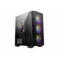 Miniatyrbild 3 av 3: MSI MAG FORGE M100A PC Chassi - Mikro Turret - Svart, Transparent - 3x 120 mm fram, 1x 120 mm bak