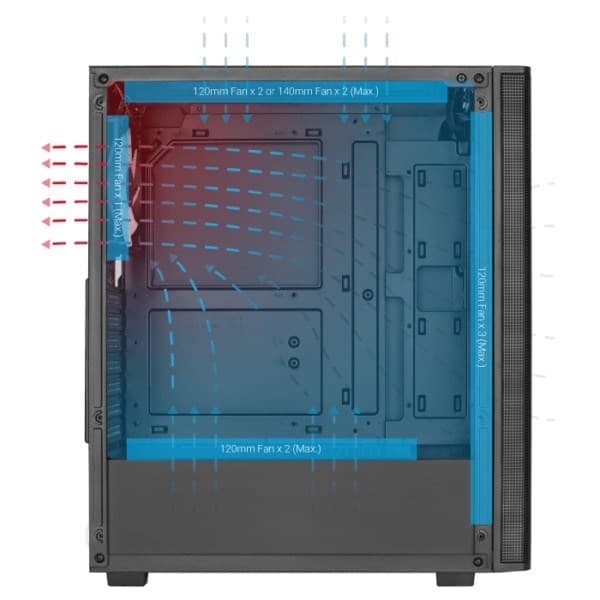 AEROCOOL PGS DESIGNER-G-BK-v1 hus