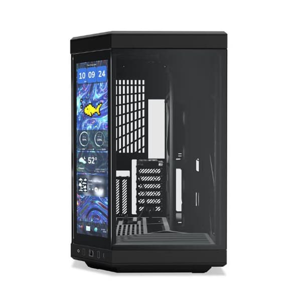 PC-chassi - Hyte - Y70 Touch Infinite ATX - Svart - Glaspanel - Flera USB-portar
