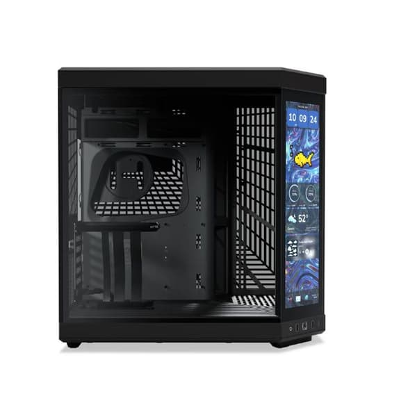PC-chassi - Hyte - Y70 Touch Infinite ATX - Svart - Glaspanel - Flera USB-portar