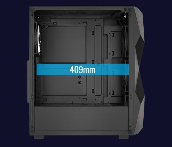 AEROCOOL PGS VOLCAN-G-BK-v1 hölje