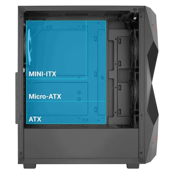 AEROCOOL PGS VOLCAN-G-BK-v1 hölje