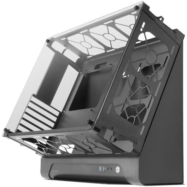 Mars Gaming MCB Black, ATX XL Gaming PC-fodral, Custom Premium Edition, Double Chamber Modular Structure
