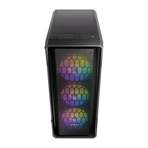 Boîtier PC ANTEC NX360 - Mid Tower - 6 fläktar på 120 mm - Design av frontpanel i unik nätstruktur