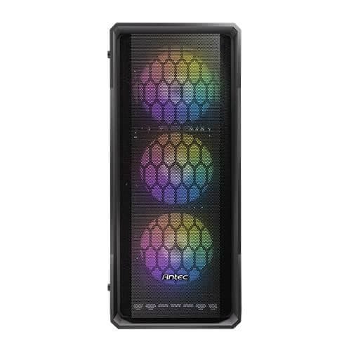 Boîtier PC ANTEC NX360 - Mid Tower - 6 fläktar på 120 mm - Design av frontpanel i unik nätstruktur