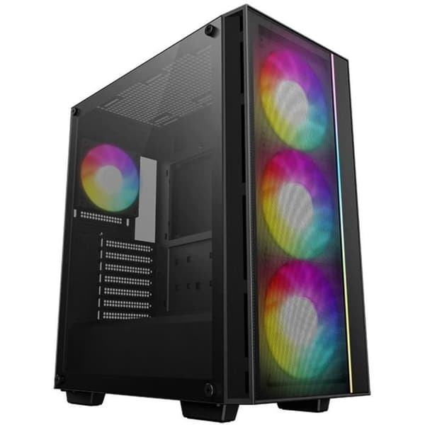 PC-chassi - DEEPCOOL - MATREXX 55 V4 Mesh C - Mellanstor - ATX - Härdat glas - Mesh-front - ARGB - Svart