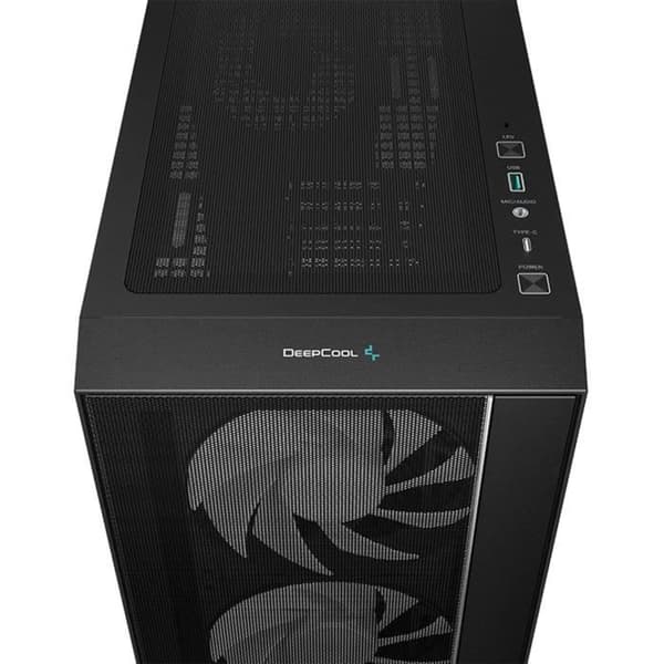 PC-chassi - DEEPCOOL - MATREXX 55 V4 Mesh C - Mellanstor - ATX - Härdat glas - Mesh-front - ARGB - Svart