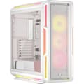 Miniatyrbild 1 av 4: PC-chassi ATX - CORSAIR - 5000T LX RGB - 3 LX120 RGB-fläktar - Aurora RGB-belysning - Vit