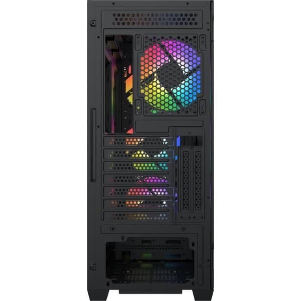 XIGMATEK Anubis Pro 4FX PC-fodral (svart) - Medium tower - E-ATX-format - Utan strömförsörjning