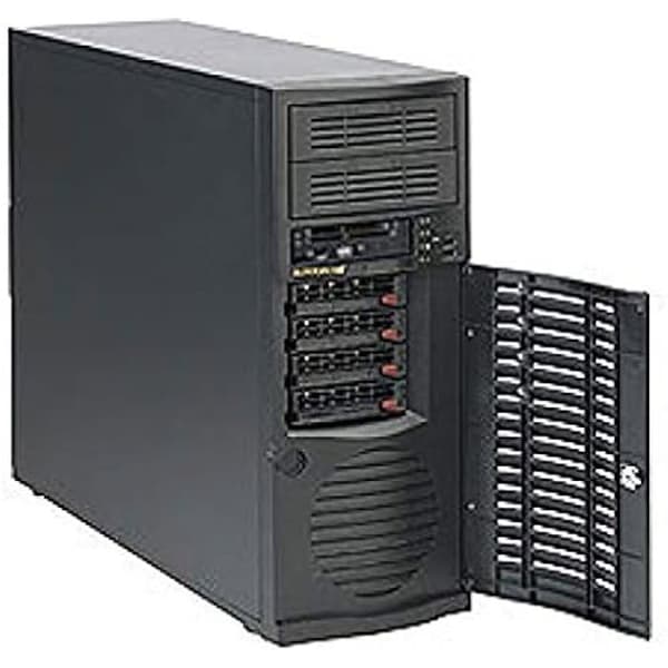 PC-chassi - SUPERMICRO - SuperChassis 733TQ-668B - Midi Tower - Svart - 668 W Svart