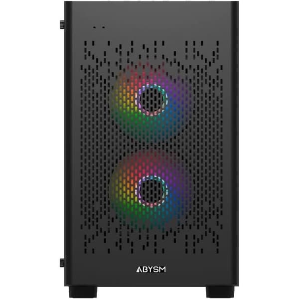 Boîtier Abysm Gaming Danube INVA MX202 Svart