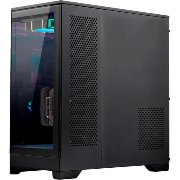 Gaming PC Chassi - ABYSM - Danube SAVA H600 - E-ATX - 3 Fönster av Härdat Glas - 4 ARGB Fläktar 120 mm