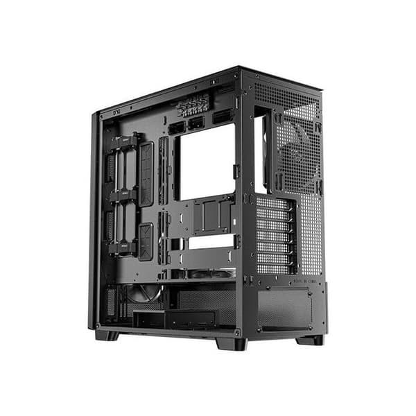 PC-fodral - ANTEC - Flux Wood - 5 PWM-fläktar - Frontpanel i trä - 420 mm radiator