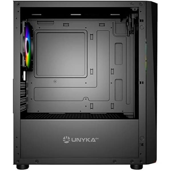 Gaming PC-chassi Micro ATX - UNYKACH - GLAYZE - ARGB - Härdat glas - 120 mm fläkt