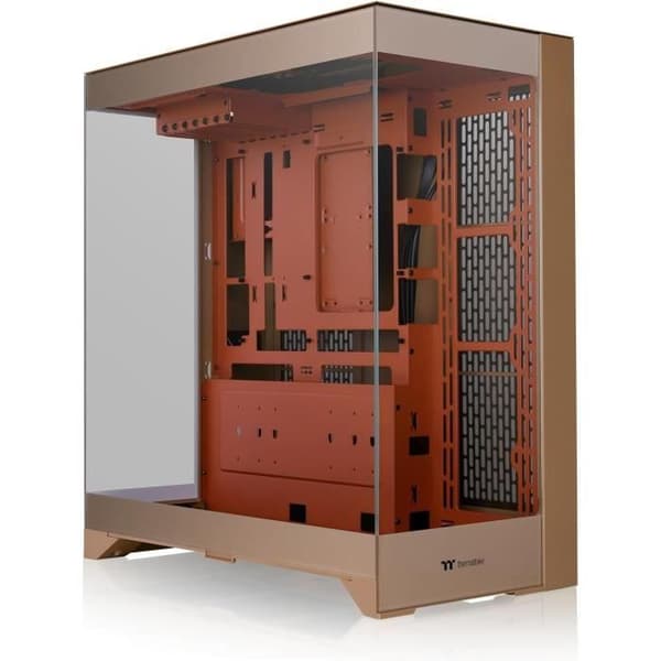 Thermaltake CTE E550 TG-fodral med gömd kontakt - Gravel Sand Slipa