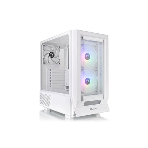 PC- chassi - Thermaltake - Ceres 350 MX Snow White - RGB - Härdat glas - Mellanstor tower