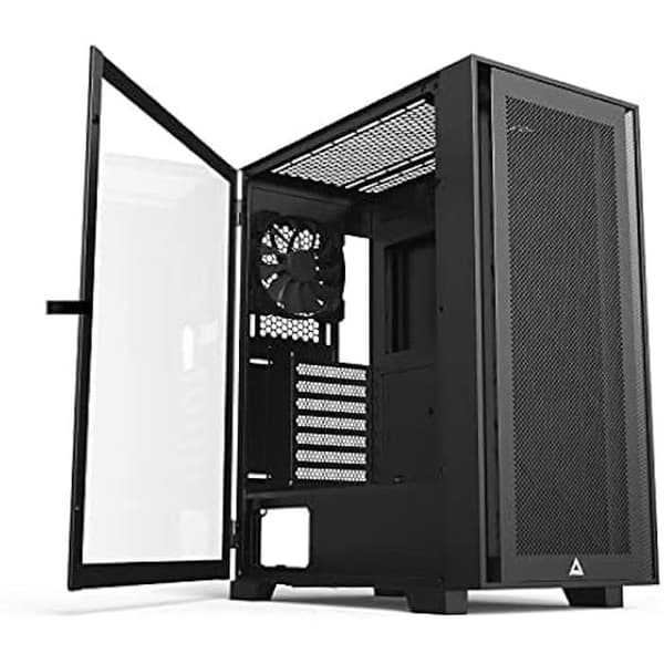 ATX Chassi - MONTECH - AIR 1000 Lite - Svart - 3 fläktar 120 mm - Sidopanel i glas Svart
