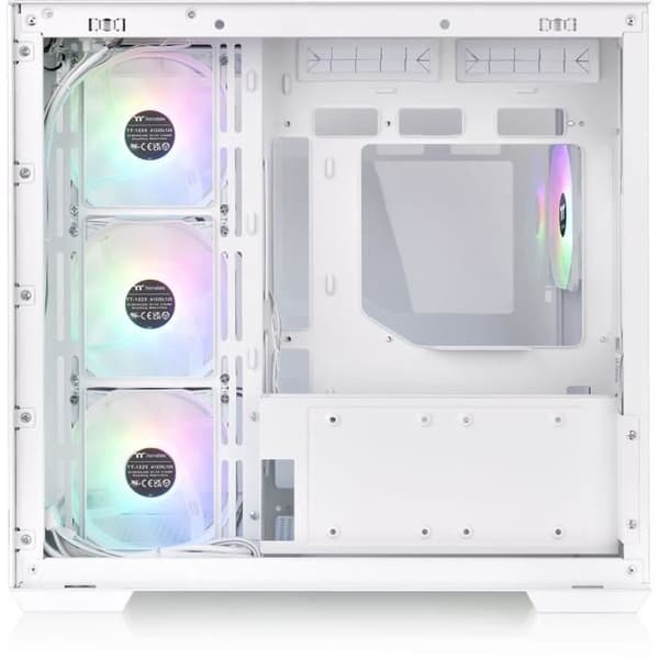 PC-fodral - THERMALTAKE - View 380 TG ARGB Snow - Medium tower - ATX - Härdat glas - Vit