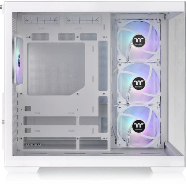 PC-fodral - THERMALTAKE - View 380 TG ARGB Snow - Medium tower - ATX - Härdat glas - Vit