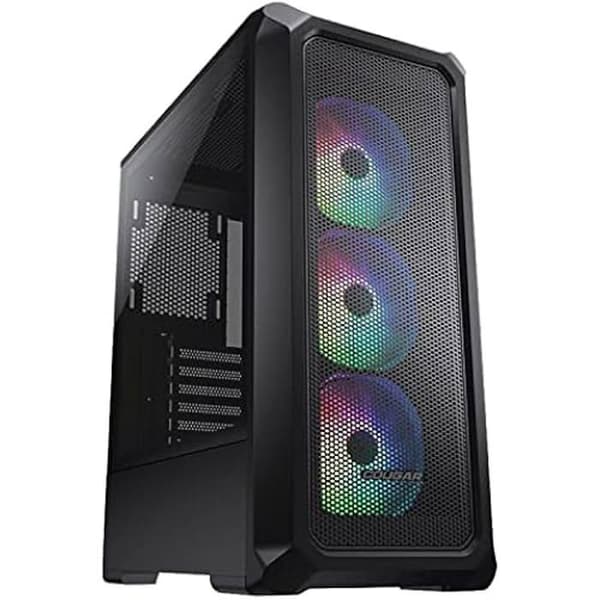 Midi Tower - COUGAR - Archon 2 Mesh RGB Black - Otrolig RGB-belysning - Premiumkylning Svart