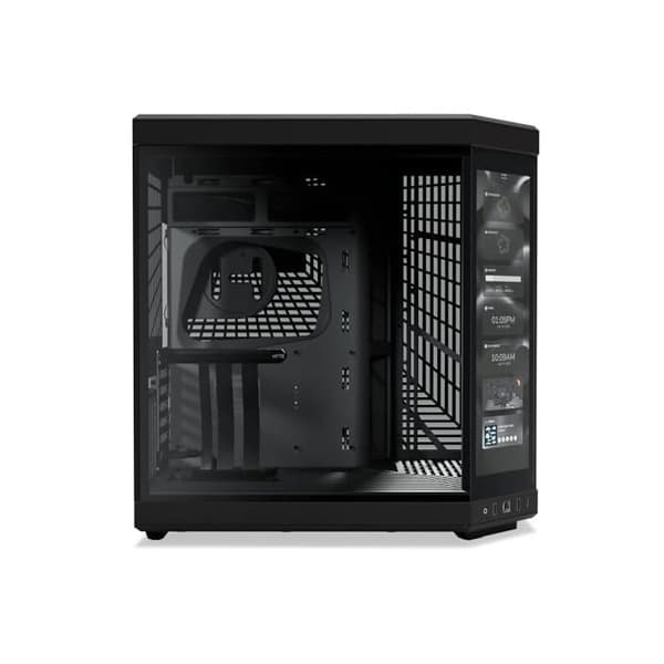 PC-chassi - HYTE - Y70 Touch - Pekskärm 14,1" - 4 expansionsfack - Optimal kylning