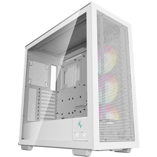 PC-chassi - DEEPCOOL - MORPHEUS - Stor torn - E-ATX - Härdat glas - Mesh-front - Vit Vit