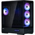 Miniatyrbild 1 av 5: PC-chassi - ZALMAN - P50 DS - Miditorn - ATX - Svart - Härdat glas - USB-C och A-RGB