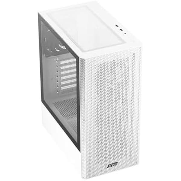 Kompakt ATX Mid-Tower Case - XPG - Valor Mesh - Mesh Frontpanel - Härdat glas - 4 120 mm fläktar