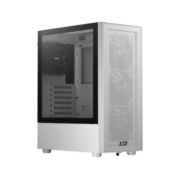 Kompakt ATX Mid-Tower Case - XPG - Valor Mesh - Mesh Frontpanel - Härdat glas - 4 120 mm fläktar