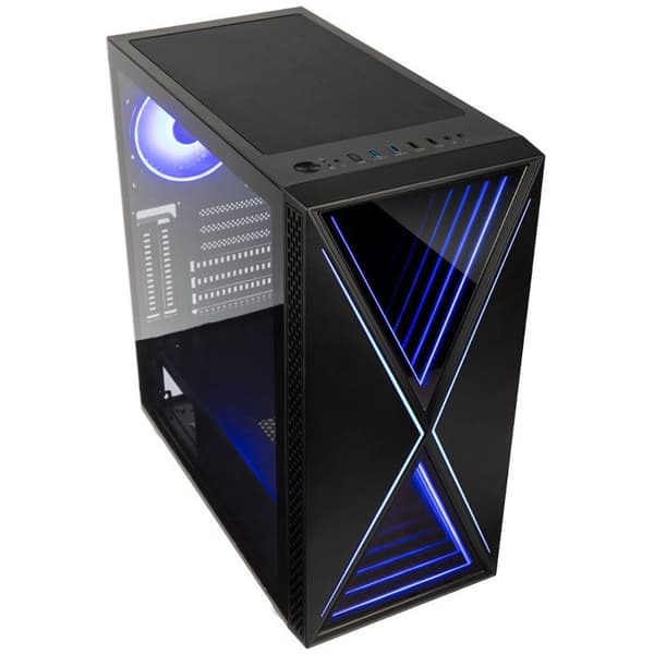 Gamingchassi - Kolink - VOID X Tour - Svart - ATX - RGB-belysning Svart