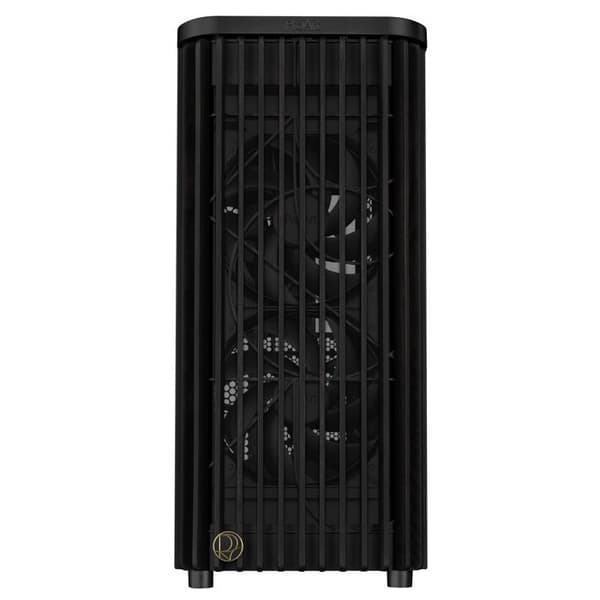 ProArt PA401 Wood Edition ATX Mid-Tower Chassi (Träfrontpanel, Dubbel 160 mm Ringfläktblad, Lås för vänster panel, Ström och Återställ)