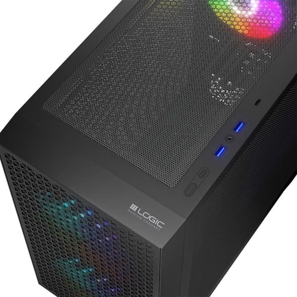 Logic DART PRO ARGB MINI USB-C PC-fodral Svart
