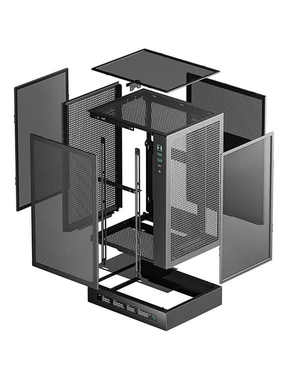 DeepCool R-CH170-BKNPI0D-G-1 computertaske Tower Black